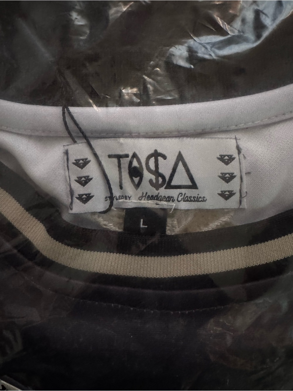 NWT Tisa x Headgear Classics Tribal Basketball Jersey Black Size L